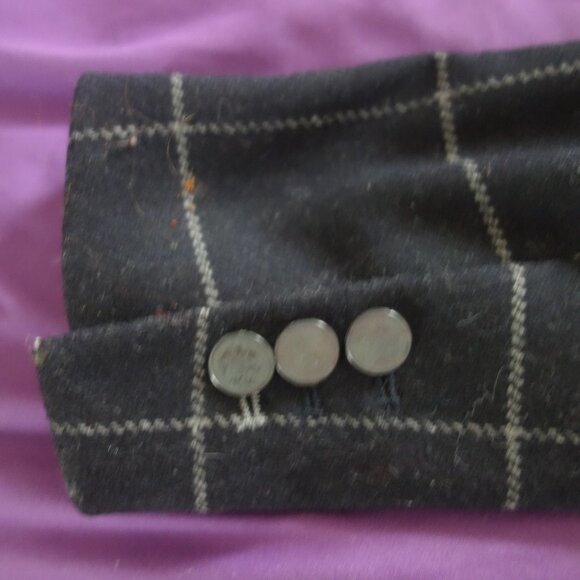 Zara Basic Glen 534 Made in Morocco 170/88A Size M Blazer - Picture 15 of 16